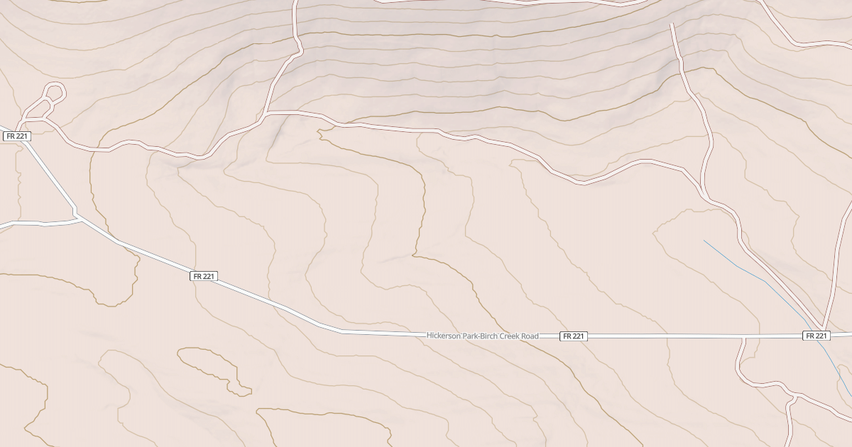 Map preview of NORTH HICKERSON LOOP