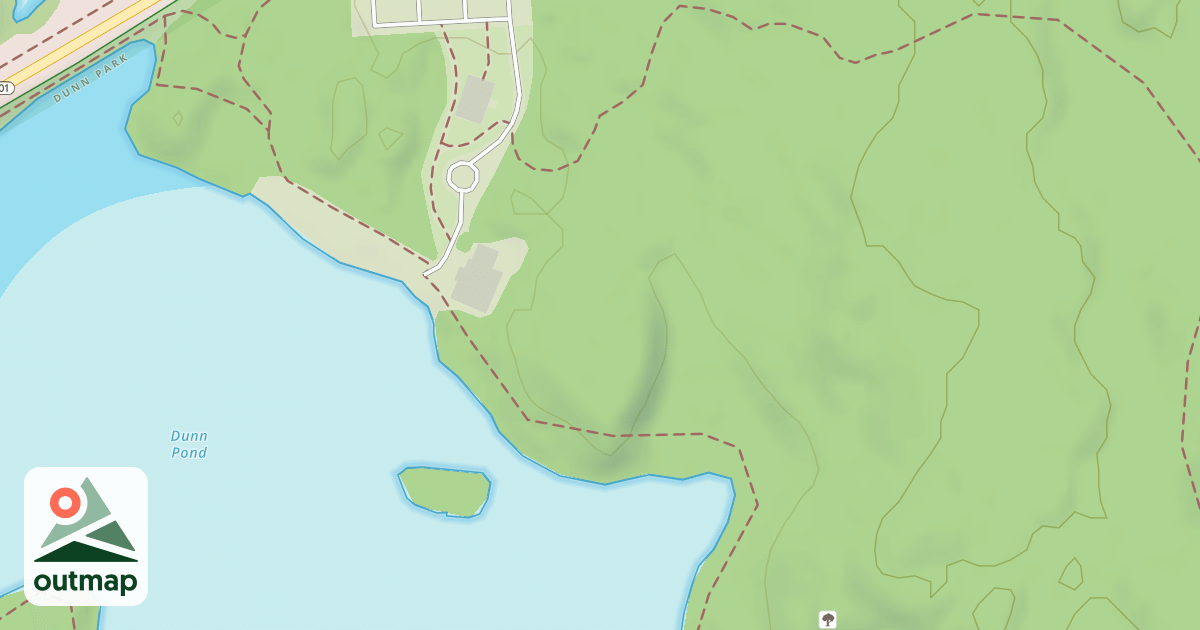Map of Campfire Hill Trail