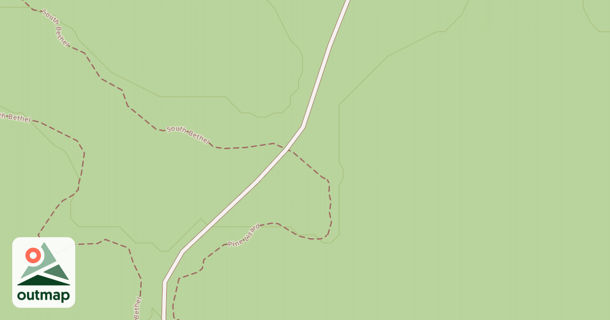 Map of Bethel Motorcycle Trail