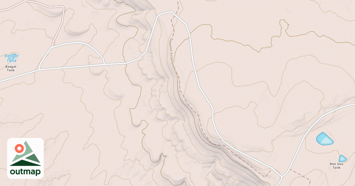 Map of USFS Motor Vehicle Use Map Roads {8B31A646-4221-4979-A0F1-DC3F641C50B1}