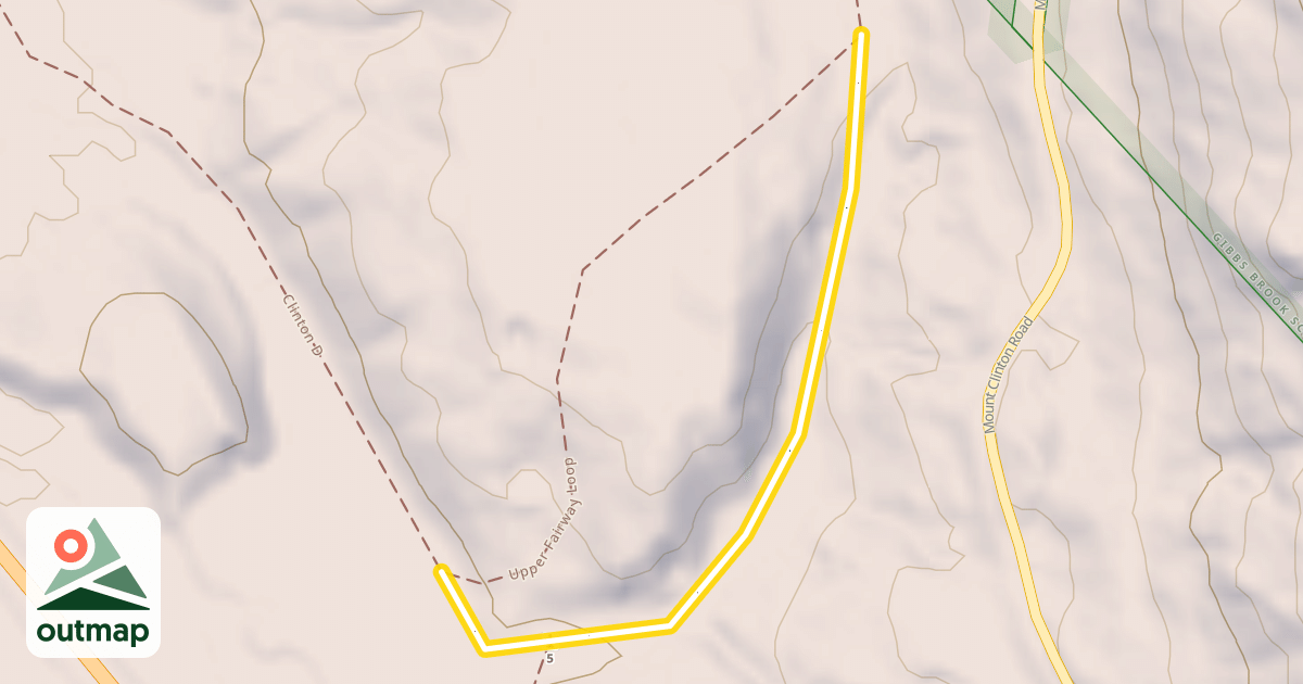 Map of Lower Fairway Loop