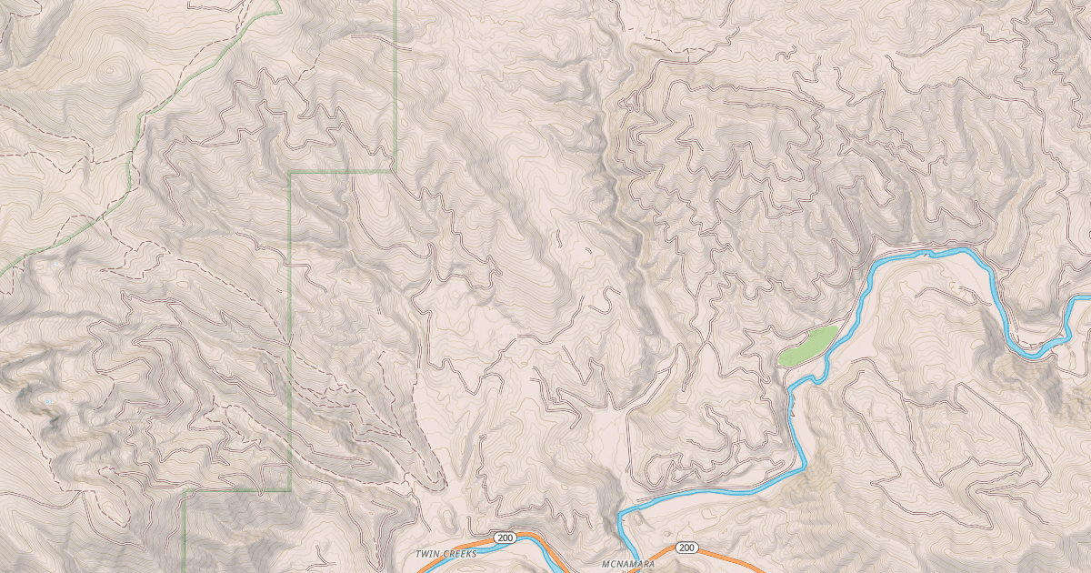 Map preview of GOLD CREEK
