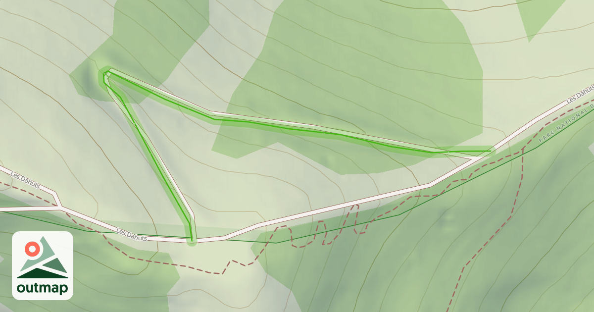 Map of Les Dahuts
