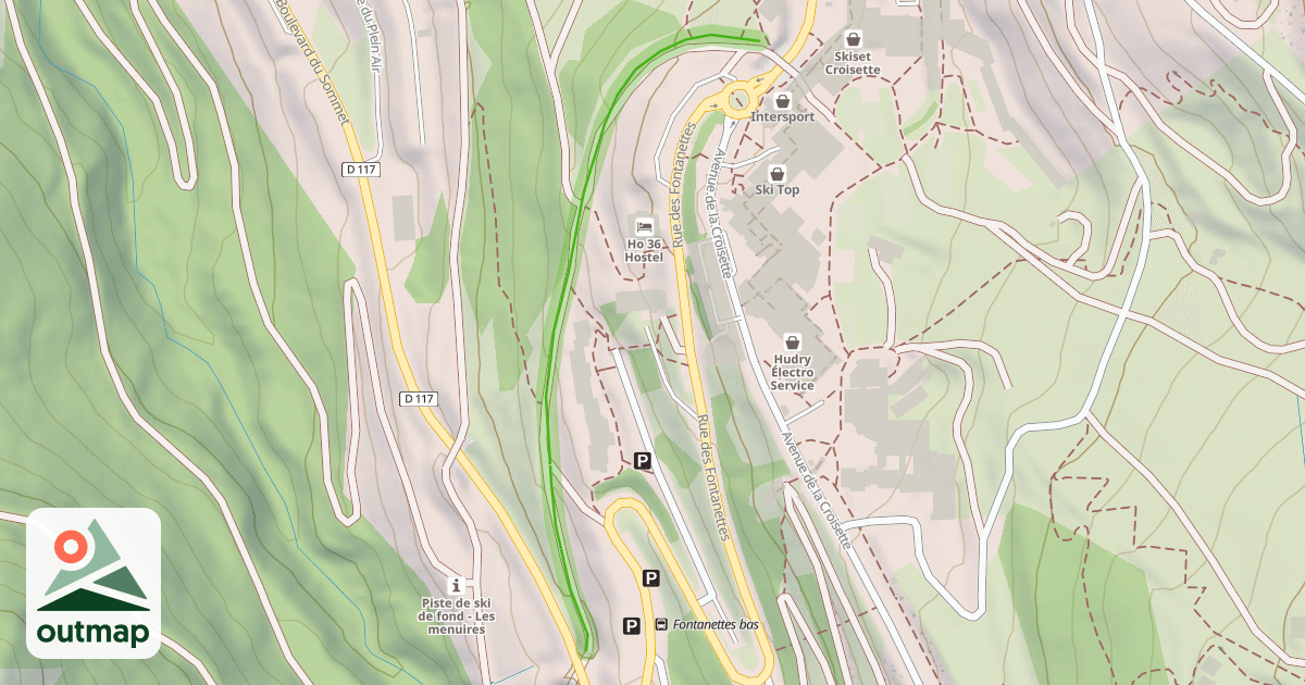 Map of Boulevard de la Masse