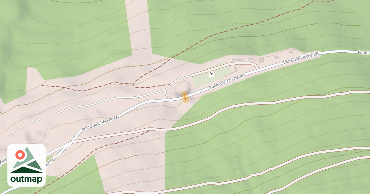 Map of ancienne piste intermédiare "Bons"