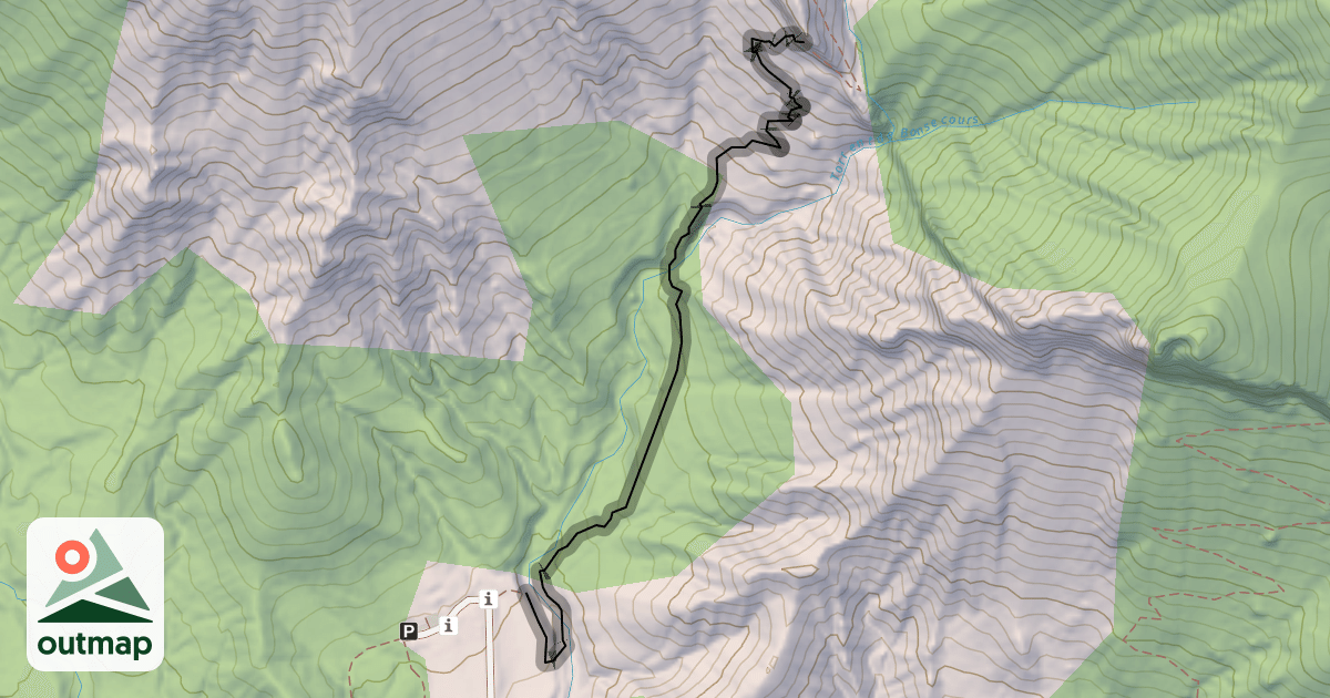 Map of Sentier de Randonnée Maison Forestière de Bonsecours - Le Pas