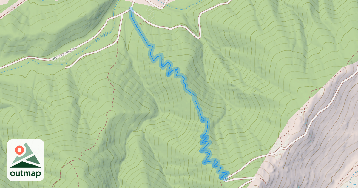Map of Voie royale