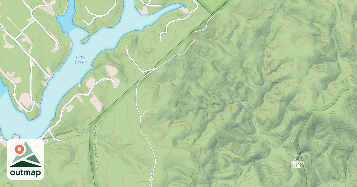 Map of ROSS MOUNTAIN