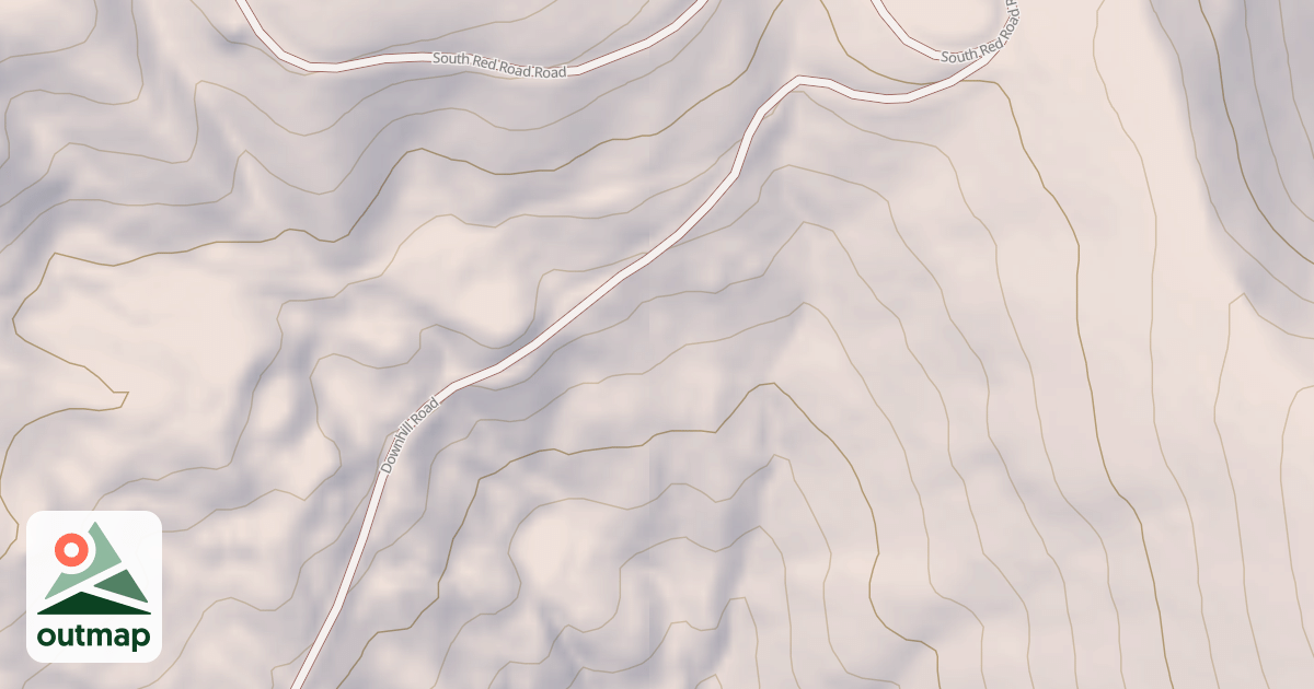 Map of DOWNHILL
