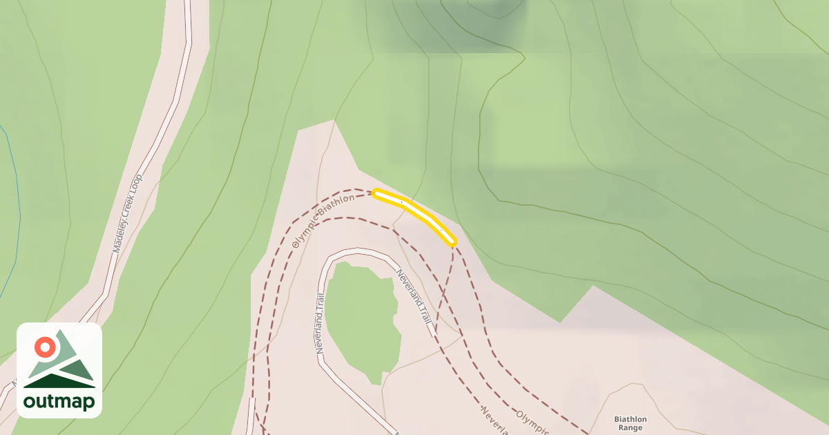 Map of Olympic Biathlon