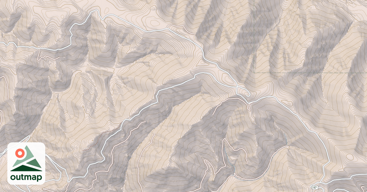 Map of SLOWAY GULCH