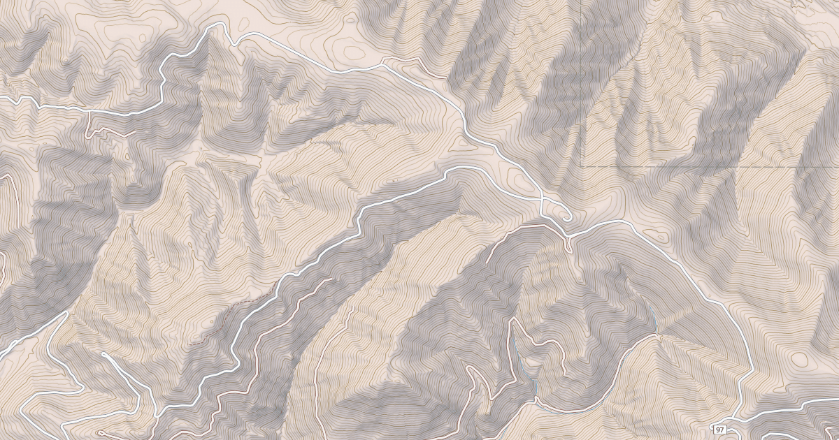 Map preview of SLOWAY GULCH