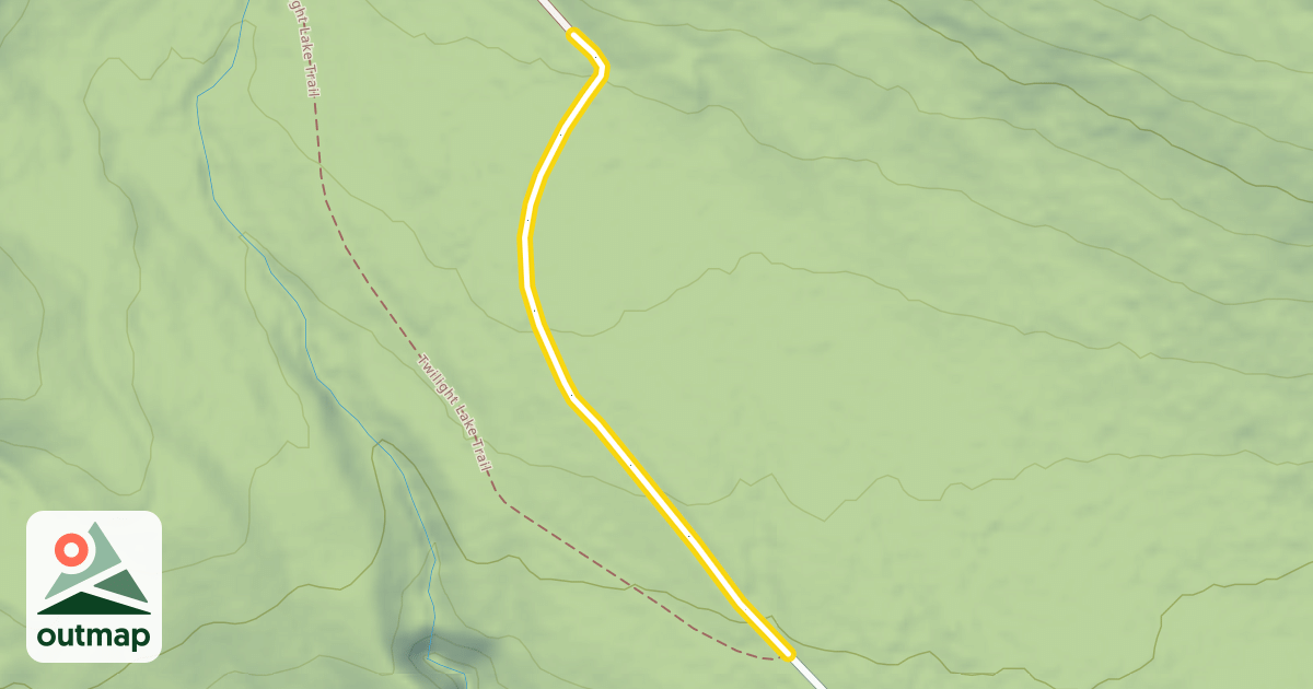 Map of Forest Road 5480