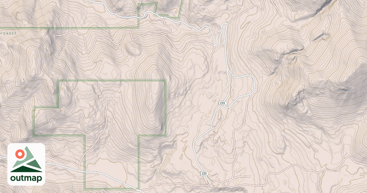 Map of OBRIEN CREEK