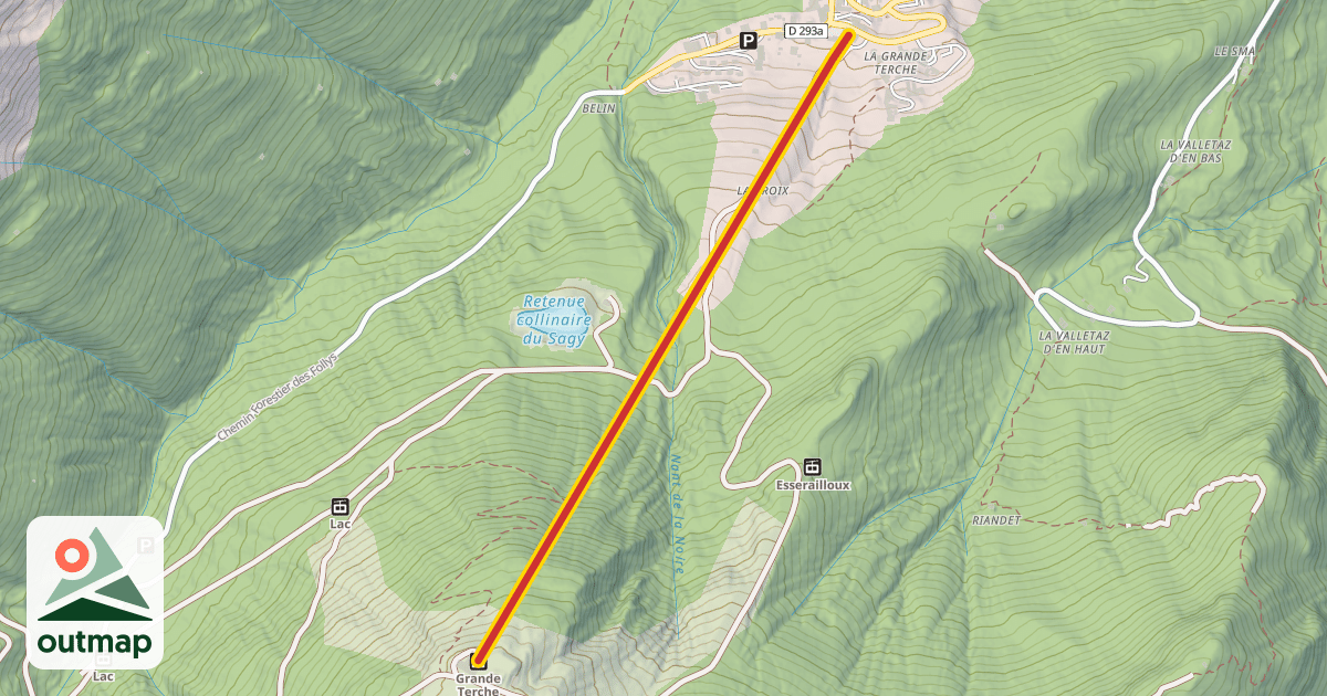 Map of Grande Terche