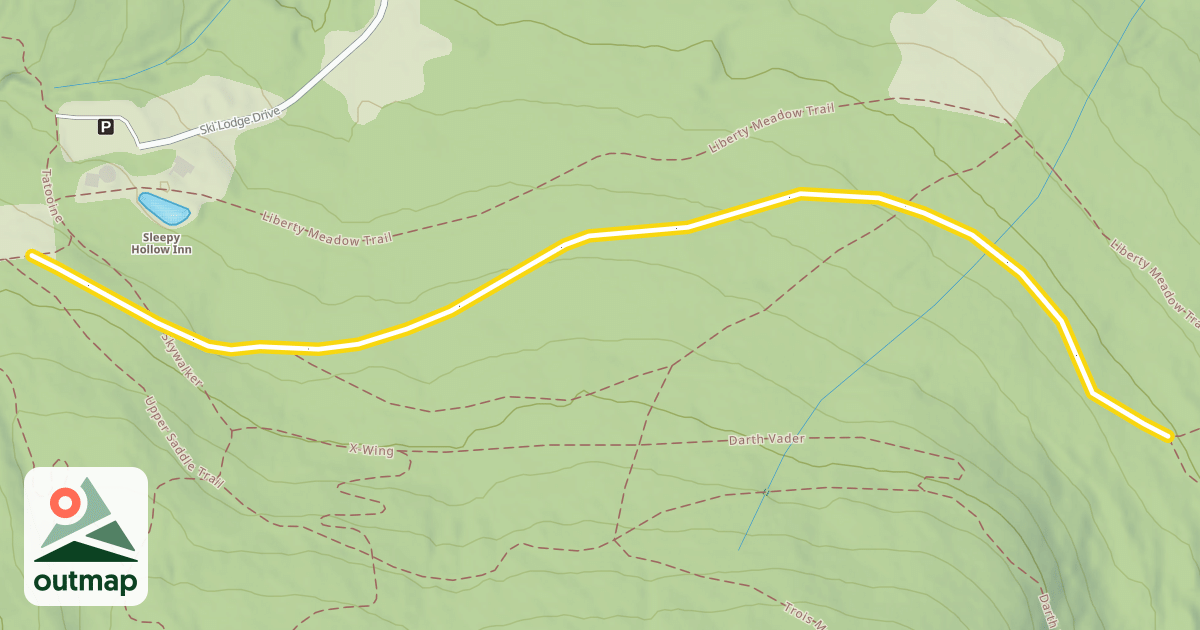 Map of Lower Saddle