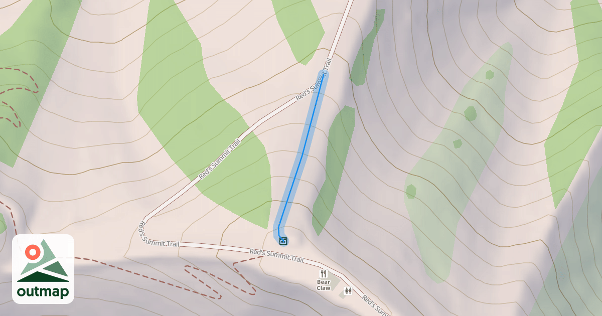 Map of Amy's Ridge