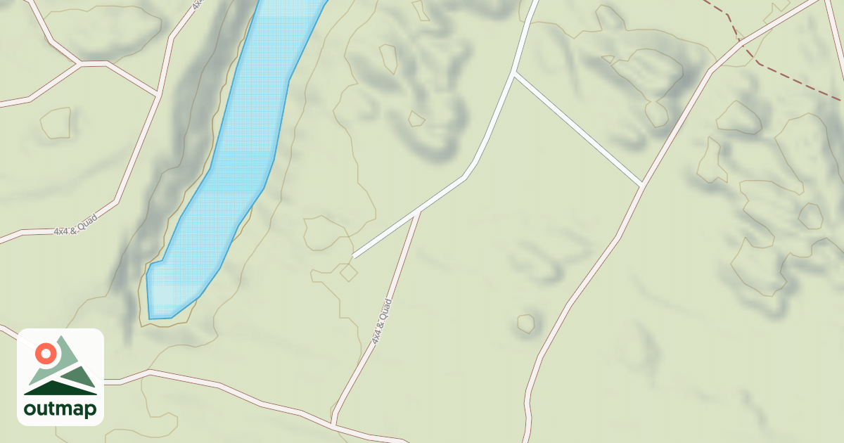 Map of Interlake State Recreation Area Trails