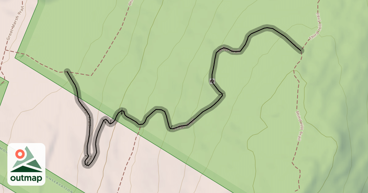 Map of Ledge Trail