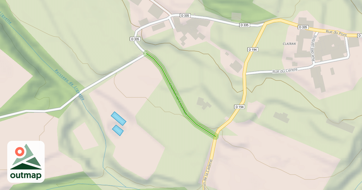 Map of Chemin de Courmet