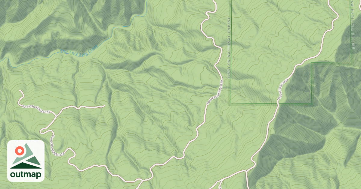 Map of USFS National Forest System Roads {25DC71FB-3147-4897-B9FE-0C6F6CA3320E}