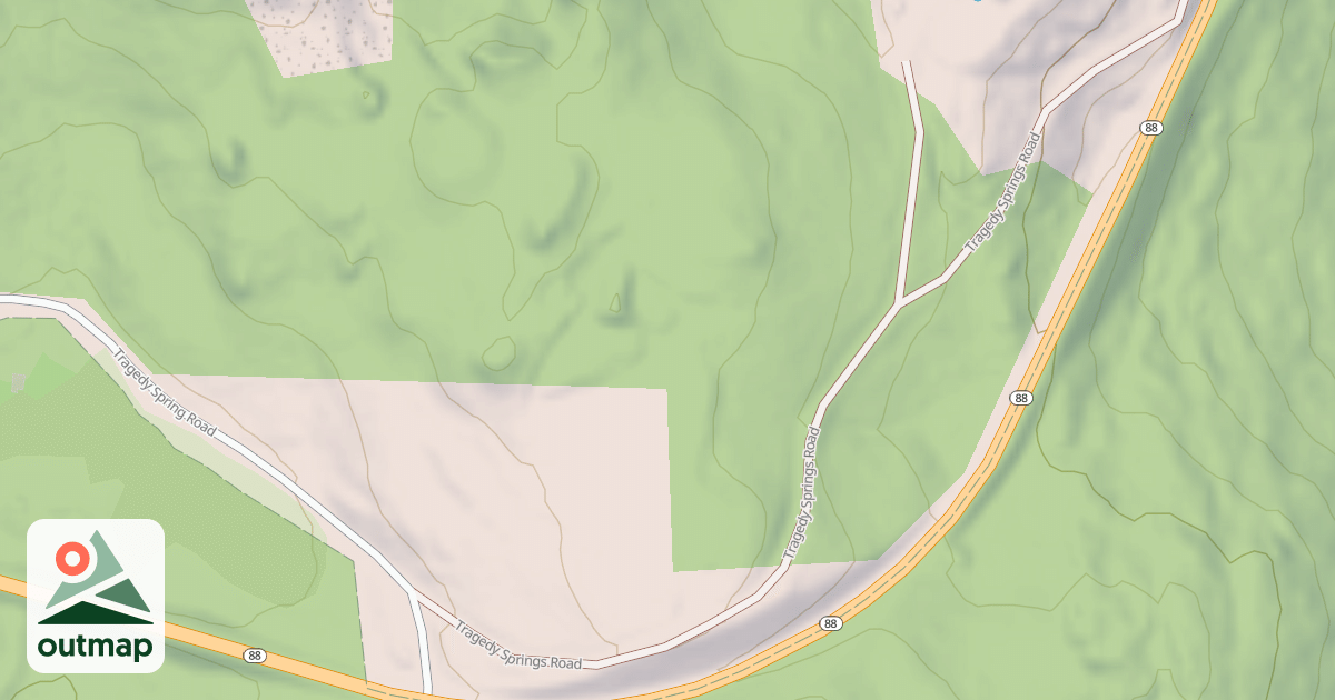 Map of TRADGEDY SPRINGS PICNIC