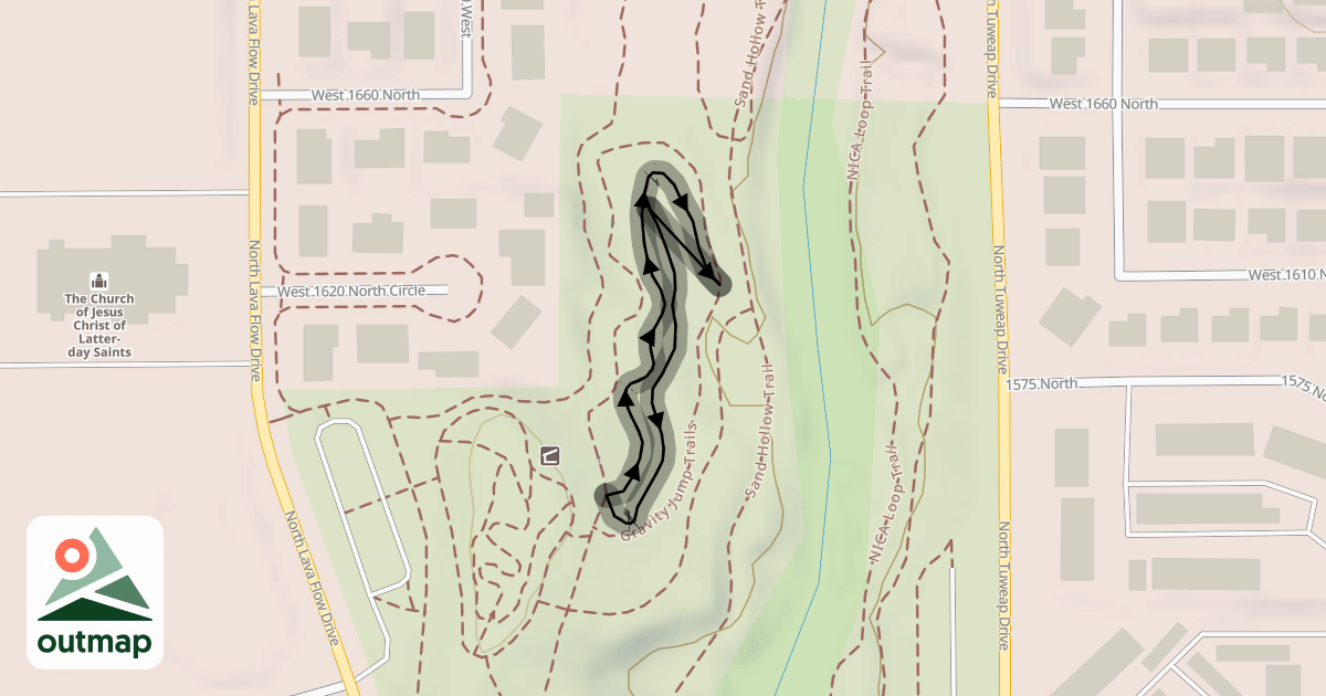 Map of Gravity Jump Trails