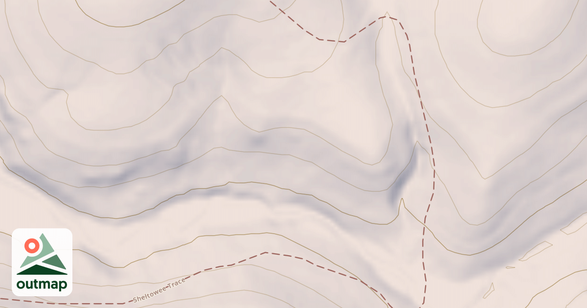 Map of Sheltowee Trace