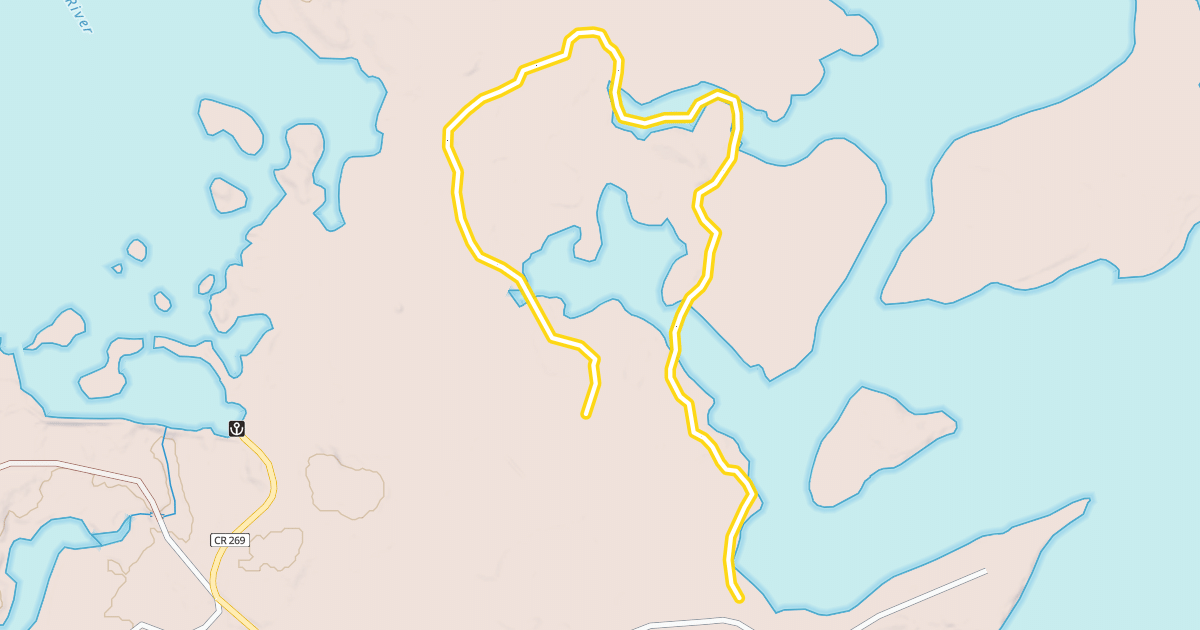 Map preview of Moose Tracks Trail