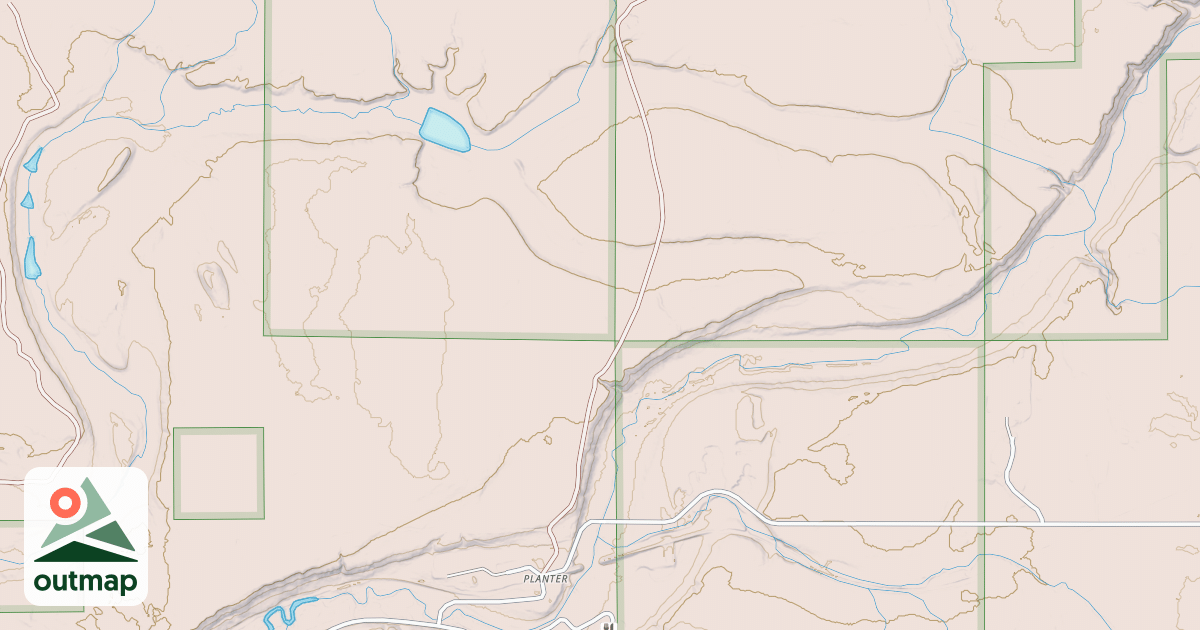 Map of BERGLAND SNOWMOBILE #11 N
