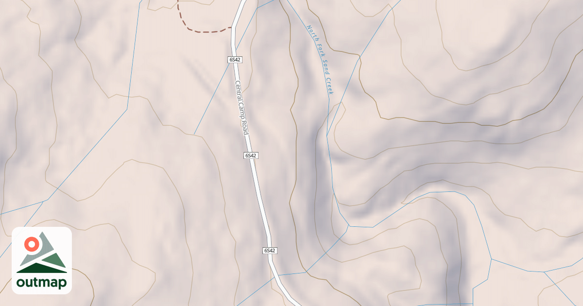 Map of CENTRAL CAMP T14