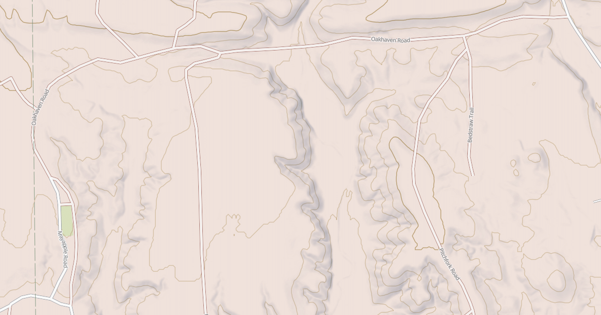 Map preview of OAKWOOD CEMETARY