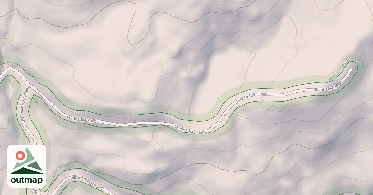 Map of SKUNK LAKE
