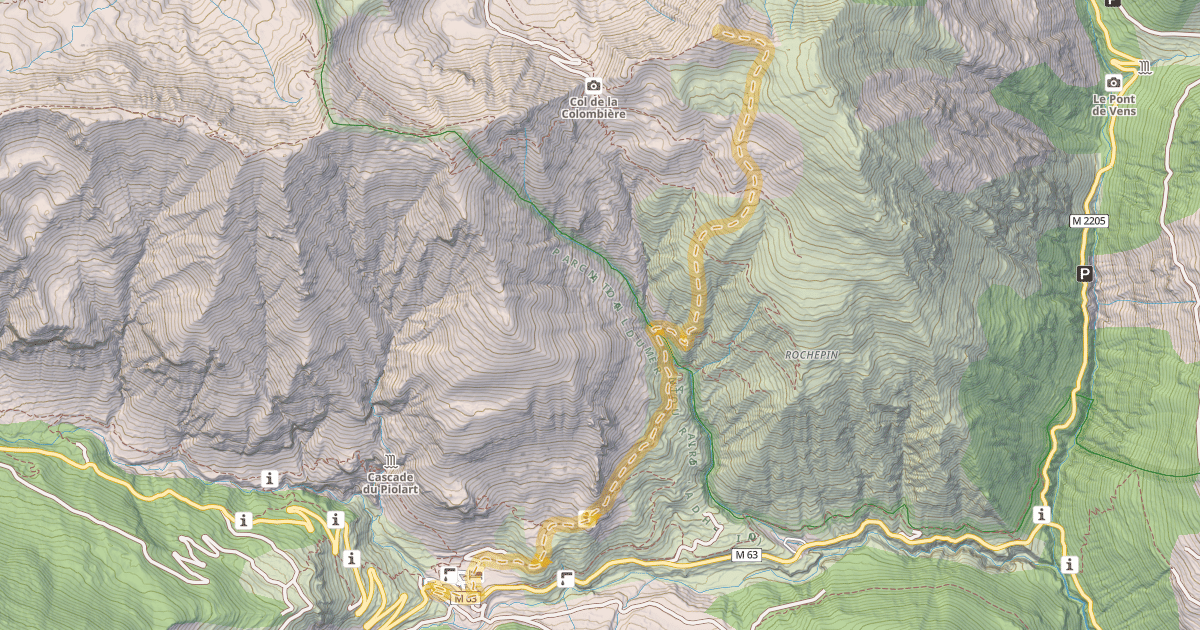 Map preview of Tête de Vinaigre — Saint-Dalmas-le-Selvage