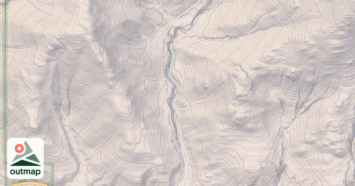 Map of JACK CREEK