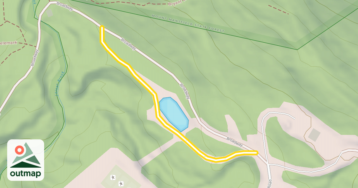 Map of Pond Loop