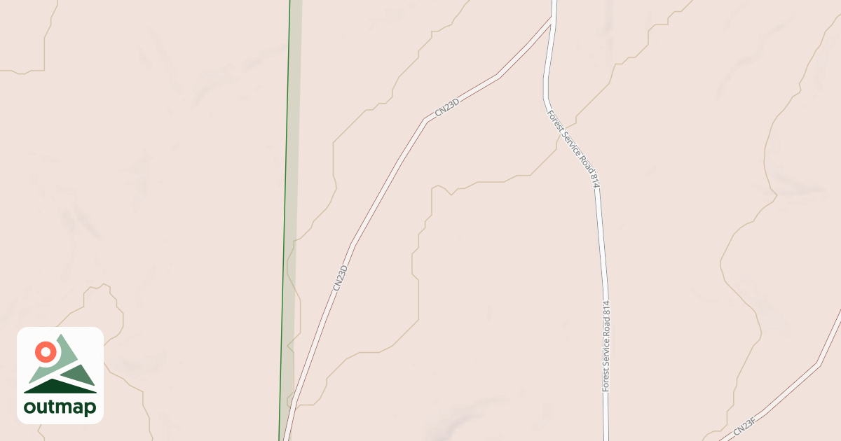 Map of USFS Motor Vehicle Use Map Roads {CD6215A4-4878-46AF-8E44-CF635D3A1A84}