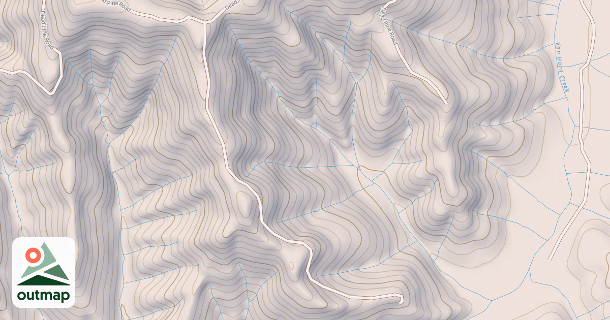 Map of DEAD PINE