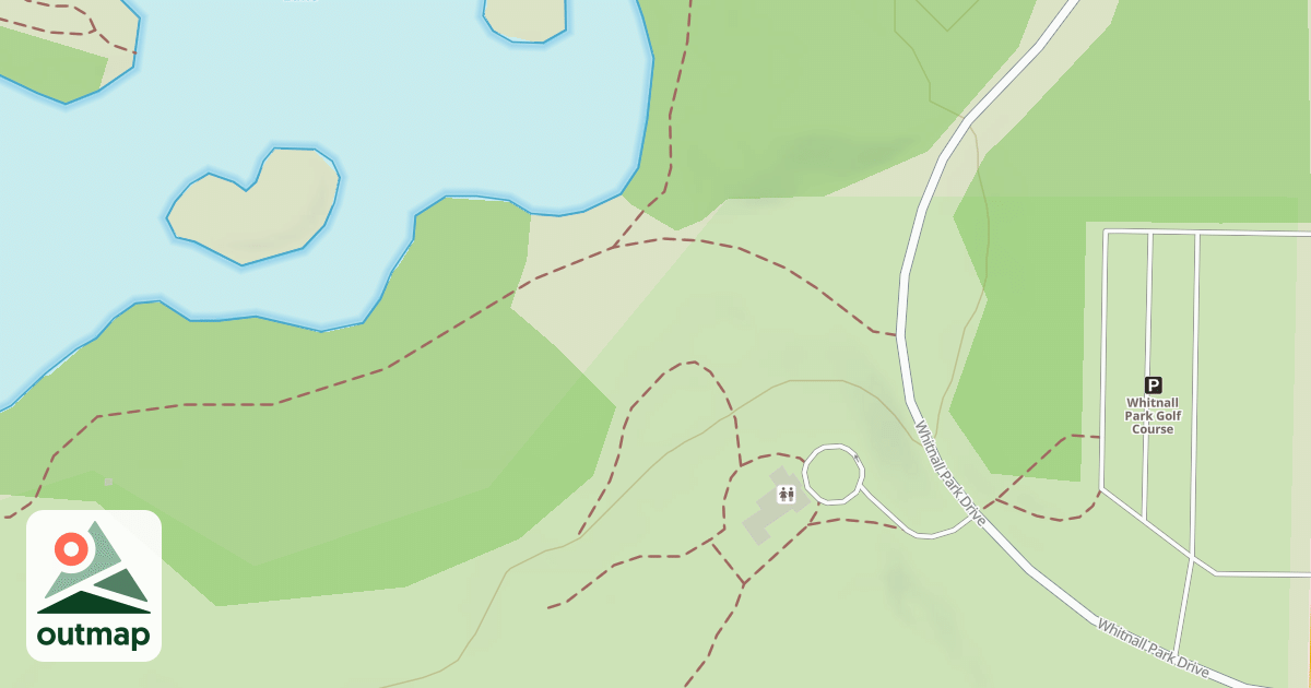 Map of Whitnall Park Sledding Hill