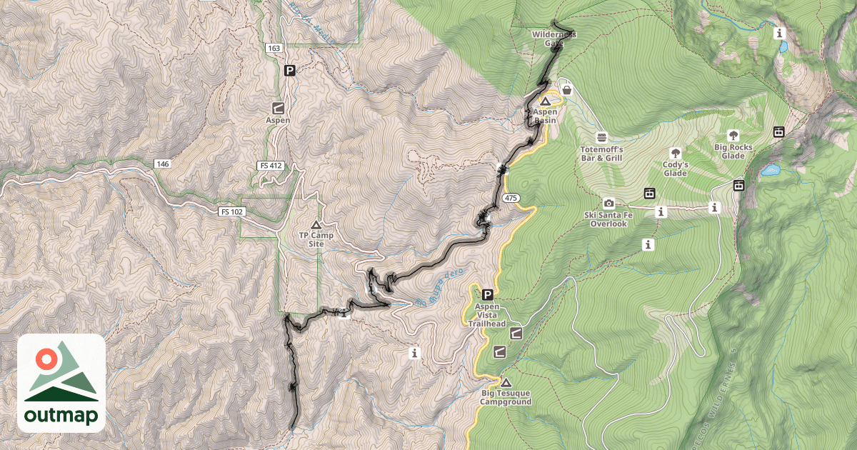 Map of Winsor Trail (254)