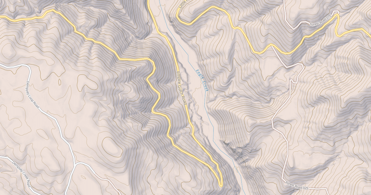 Map preview of Empire Gulch Snowmobile