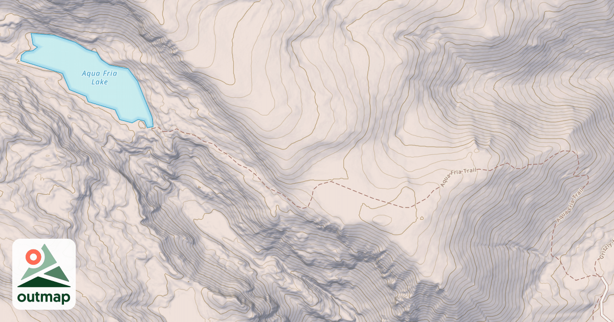 Map of Aqua Fria