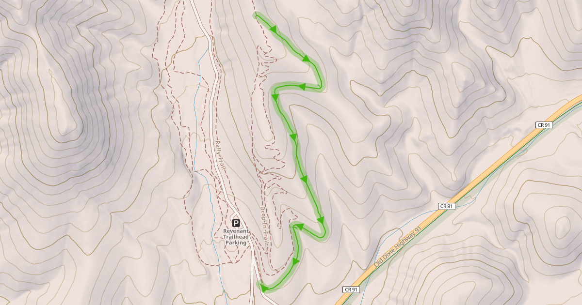 Map preview of Time Warp Trail
