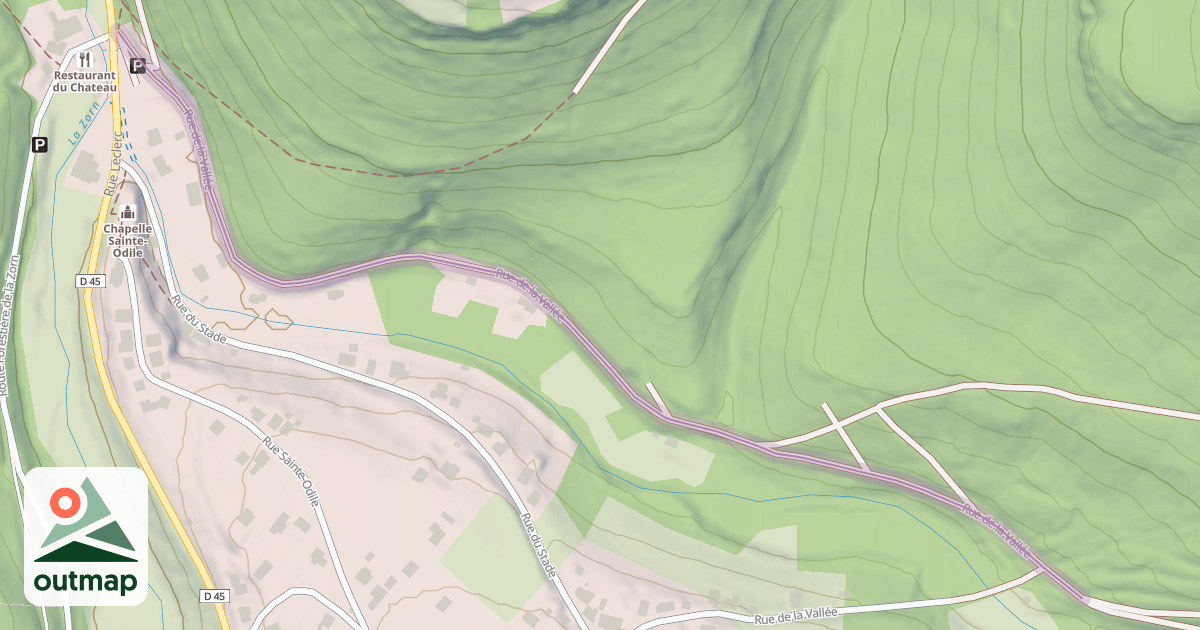 Map of Rue de la Vallée