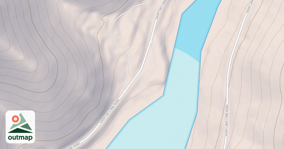 Map of FALL CRK BOAT LAUNCH-HIGH