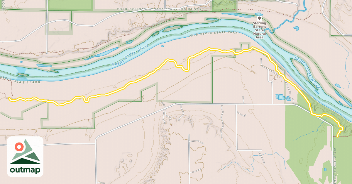 Map of Sunrise Trail