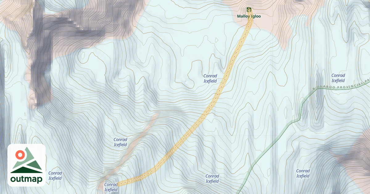 Map of Bugs to Rogers Traverse