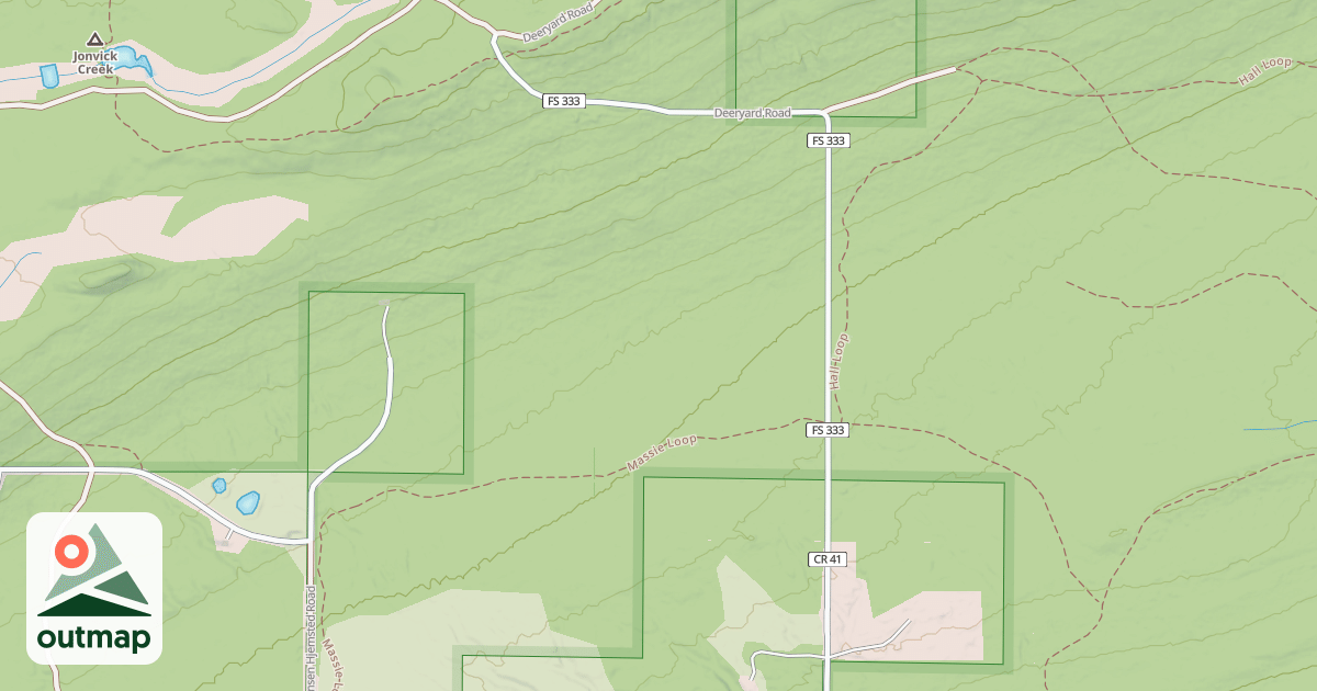 Map of DEERYARD