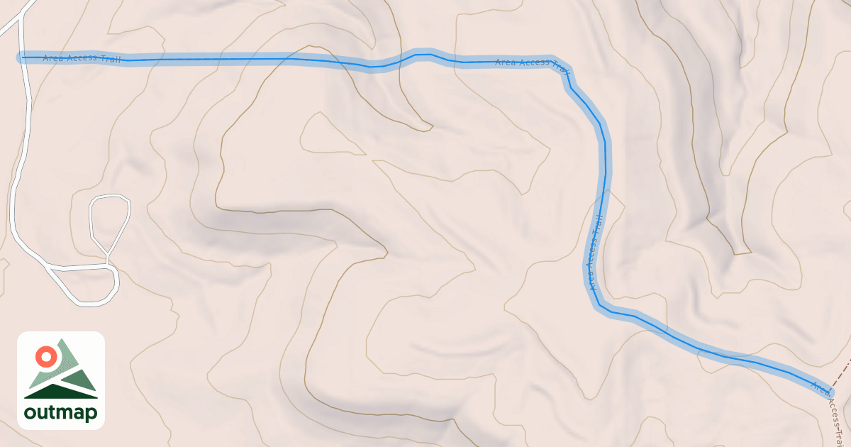 Map of Area Access Trail