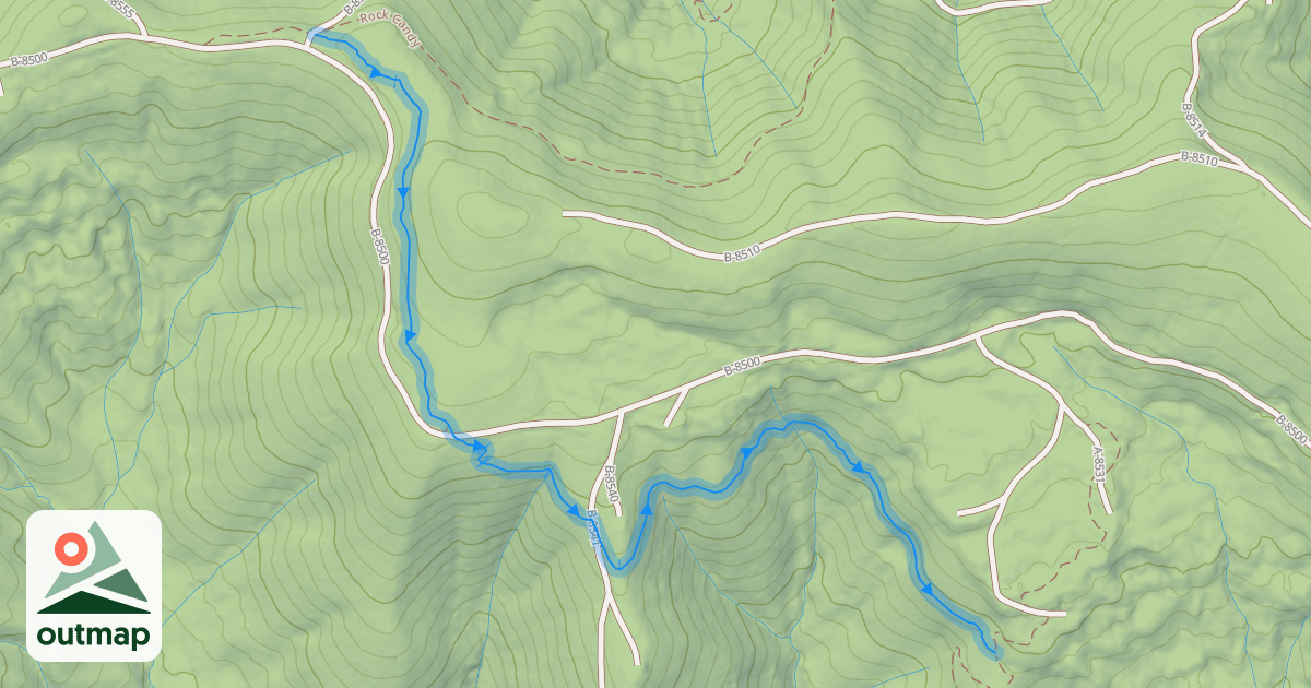Map of Rock Candy